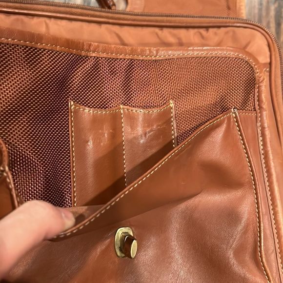 Authentic Coach Prescott Diplomat Briefcase Bag brown in good condition - Picture 10 of 16